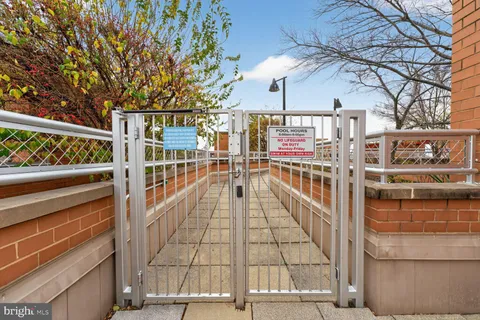 a view of a balcony with wooden floor