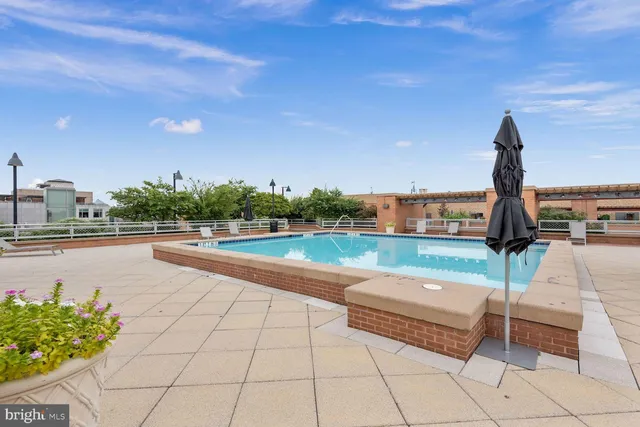 a view of a terrace with outdoor space