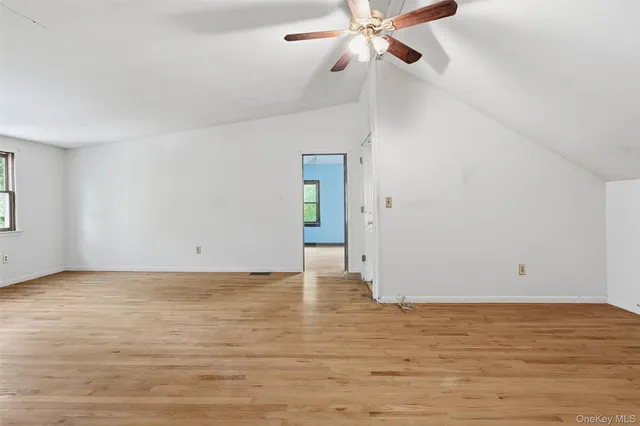 a view of a lake view with a big yard