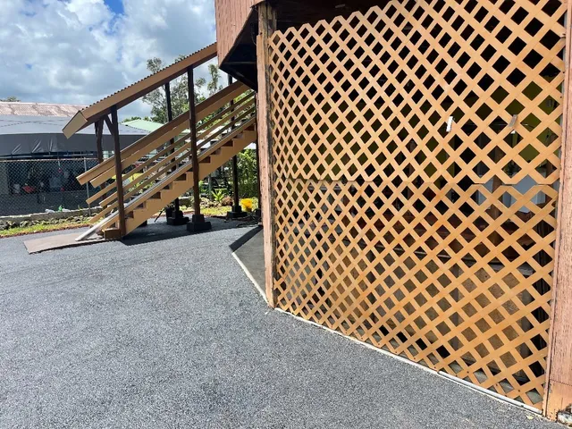 a view of wooden fence