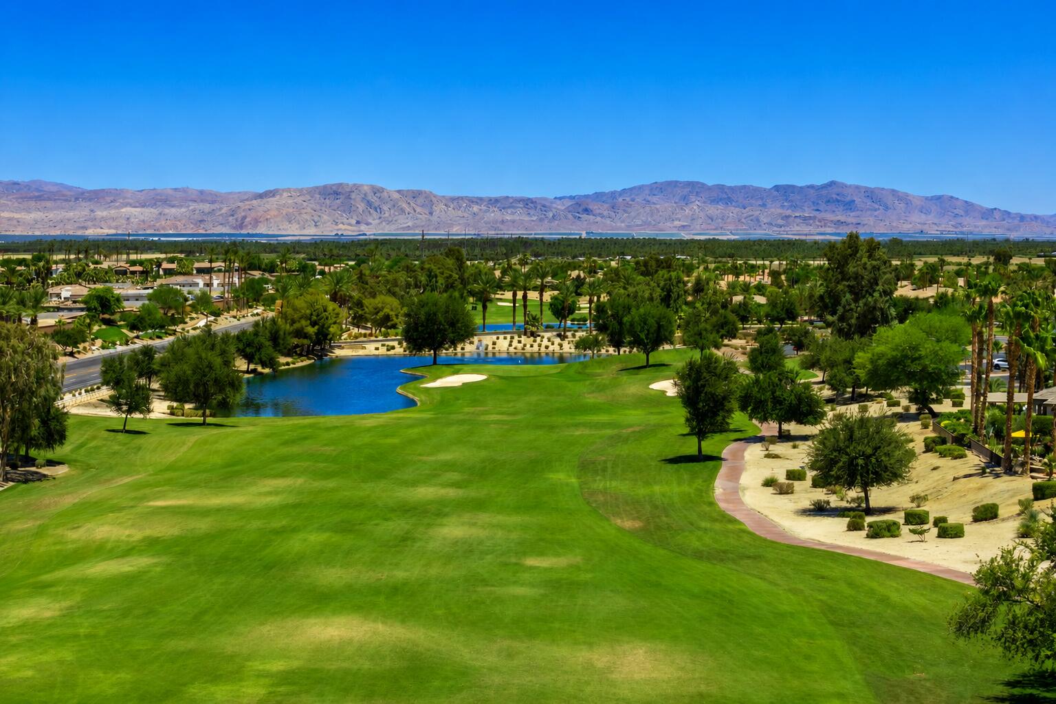 81206 Barrel Cactus Road La Quinta, CA 92253 - Photo 6 of 34 Golf Course Backyard