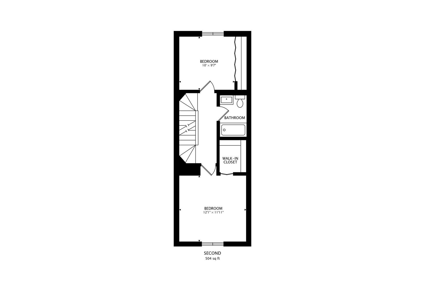 20 West 15th Street, Unit B Chicago, IL 60605 - Photo 20 of 21 a picture of a floor plan