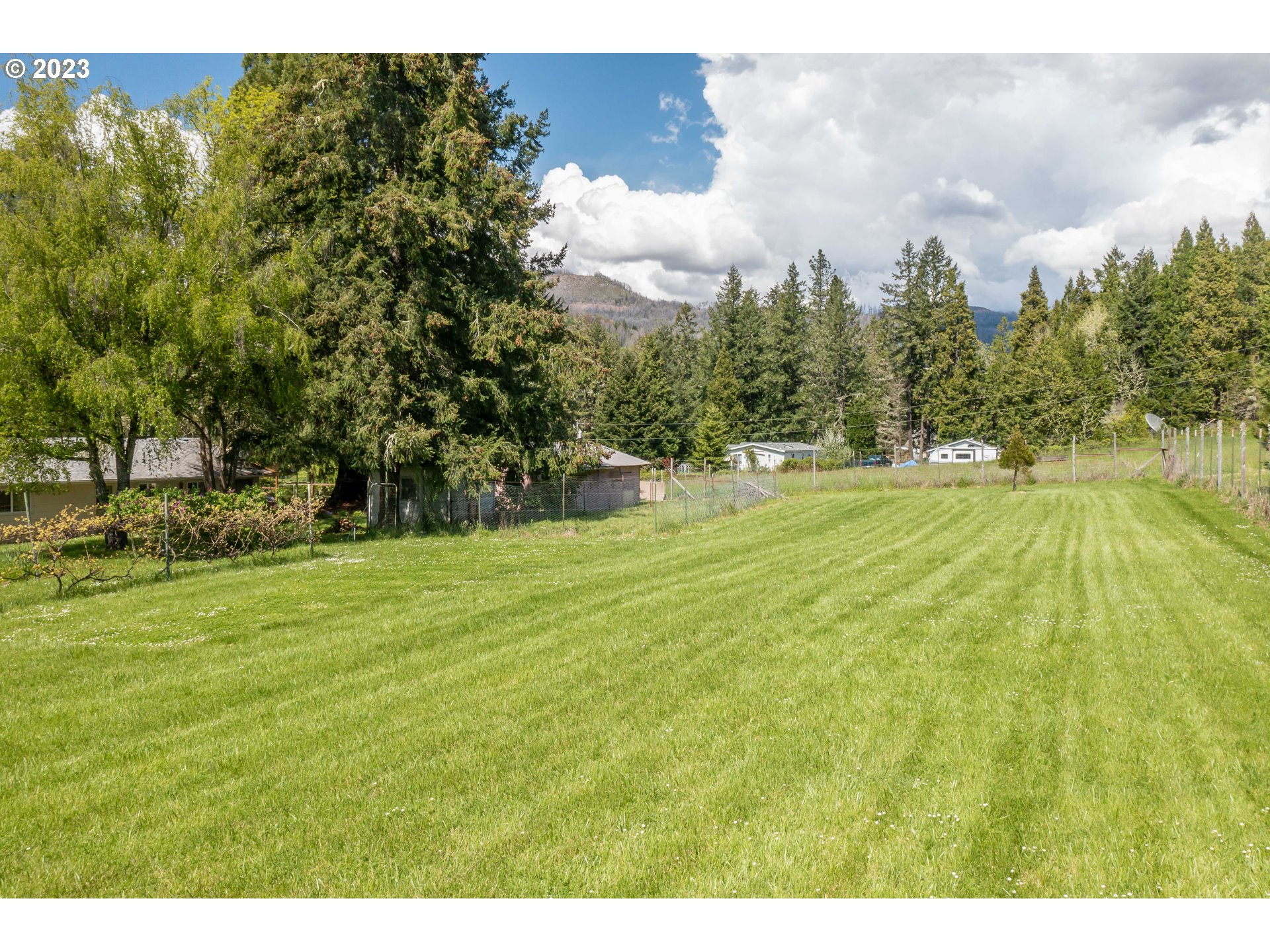 695 Lone Rock Road Glide, OR 97443 - Photo 28 of 48 a view of a big yard with lots of green space