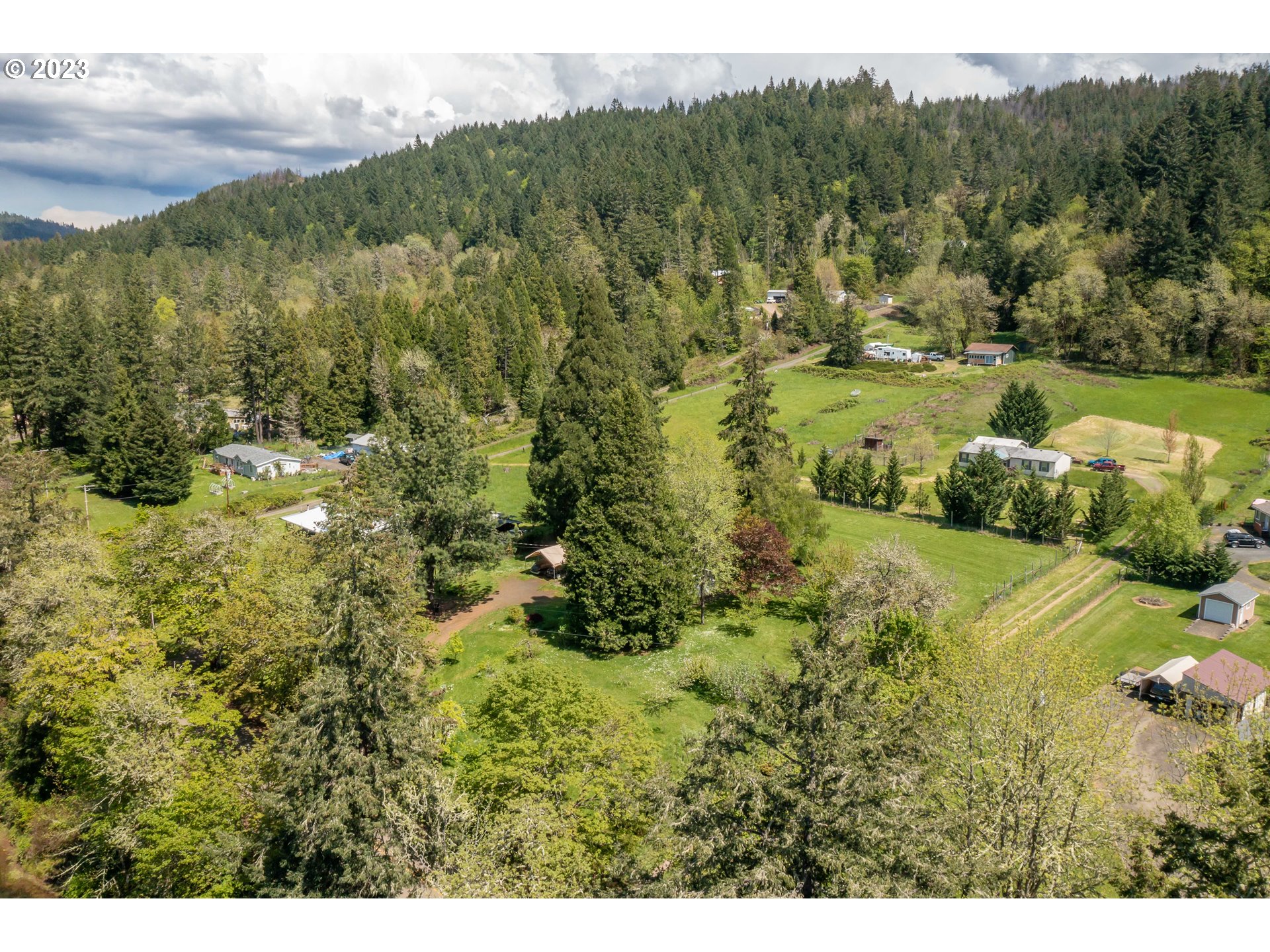 695 Lone Rock Road Glide, OR 97443 - Photo 41 of 48 a view of a garden with an ocean