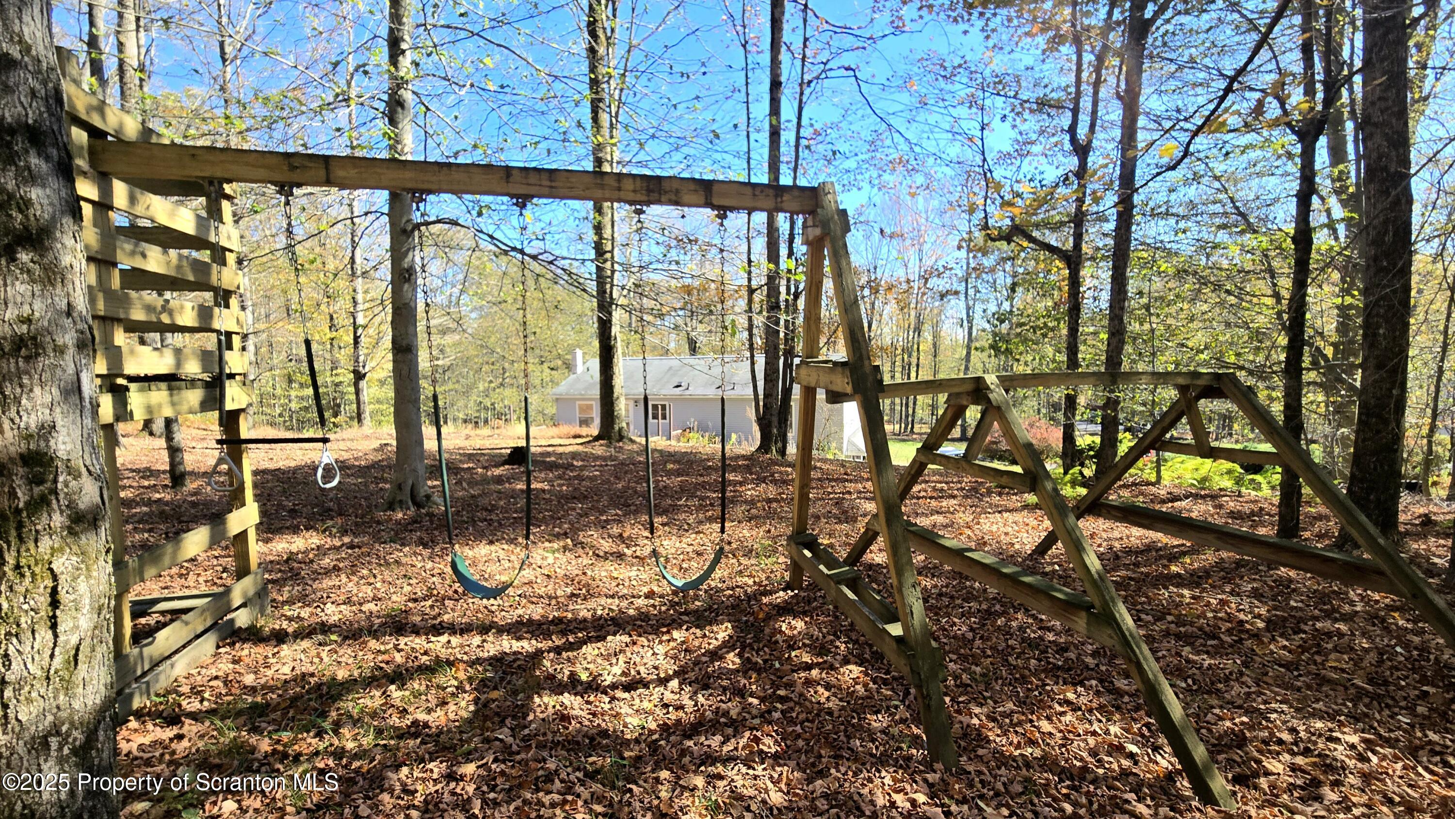 2311 Motichka Road Moscow, PA 18444 - Photo 81 of 89 a view of swimming pool with outdoor seating