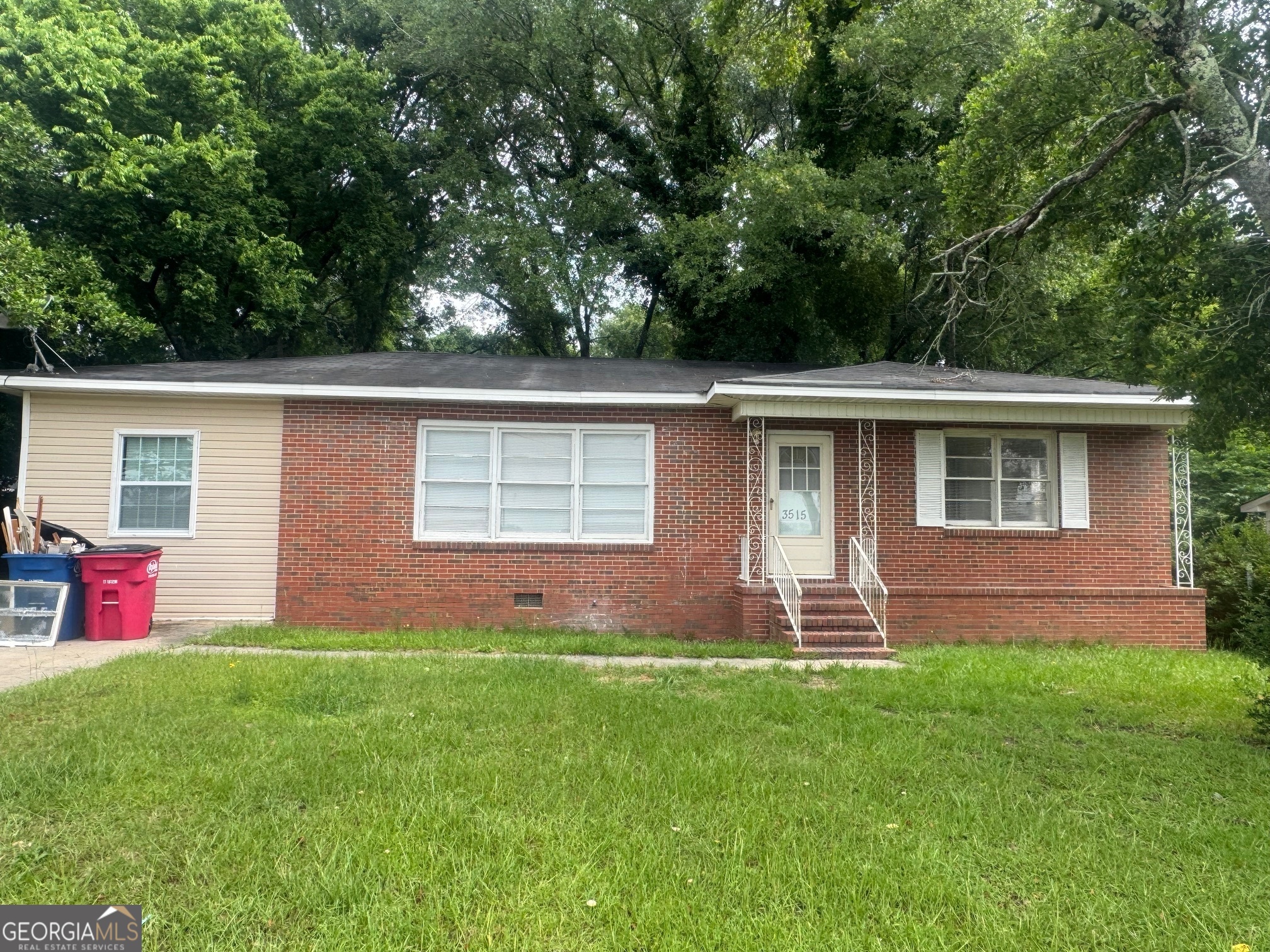 a view of outdoor space and yard