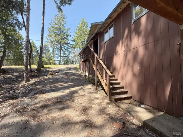 a view of street along with trees
