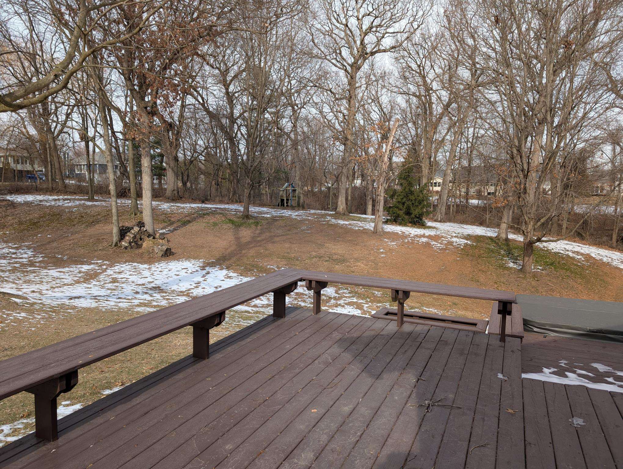 684 Sioux Drive Freeport, IL 61032 - Photo 11 of 44 a view of a wooden floor with chairs on the roof