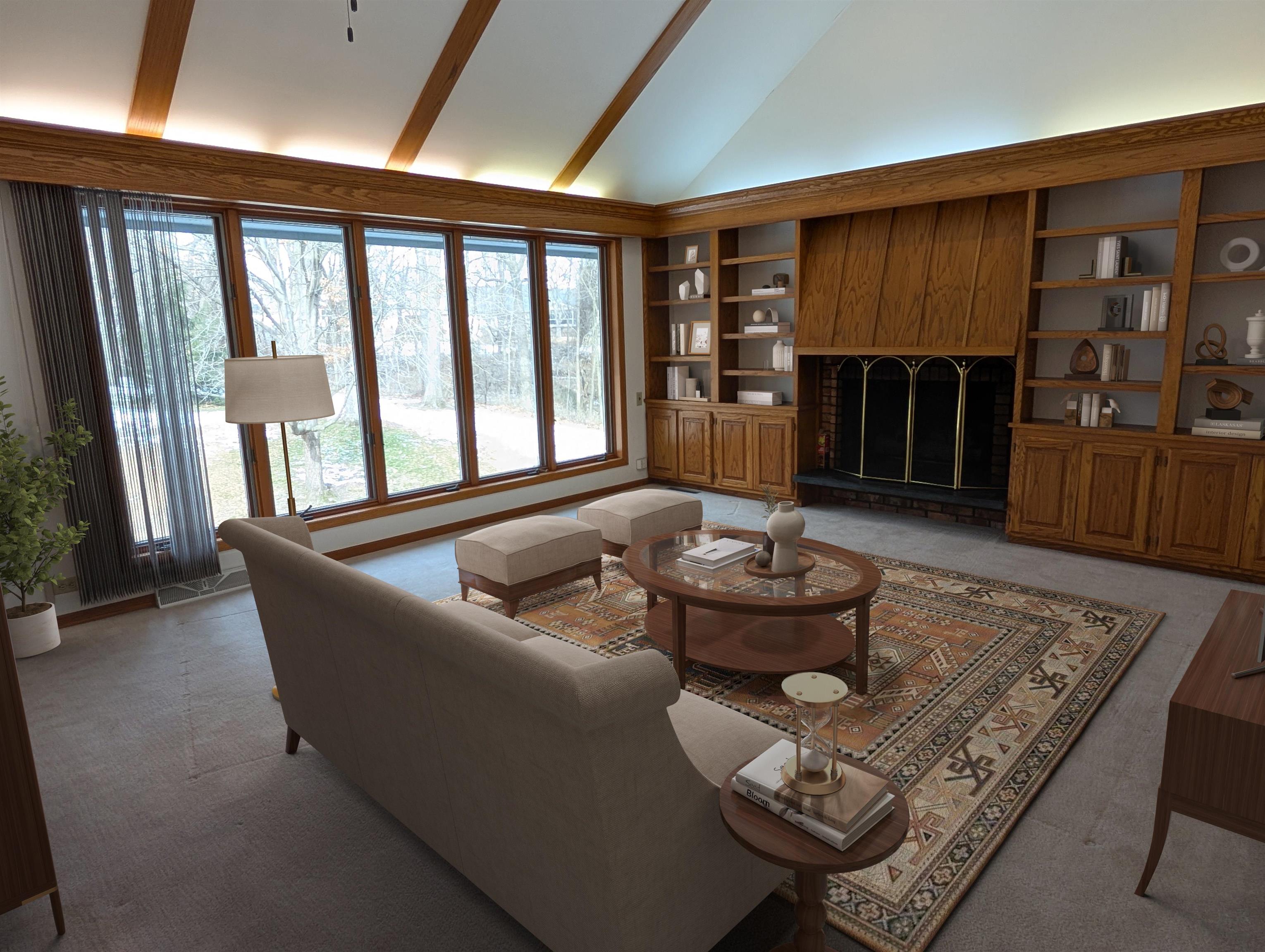 684 Sioux Drive Freeport, IL 61032 - Photo 3 of 44 a living room with furniture and a fireplace