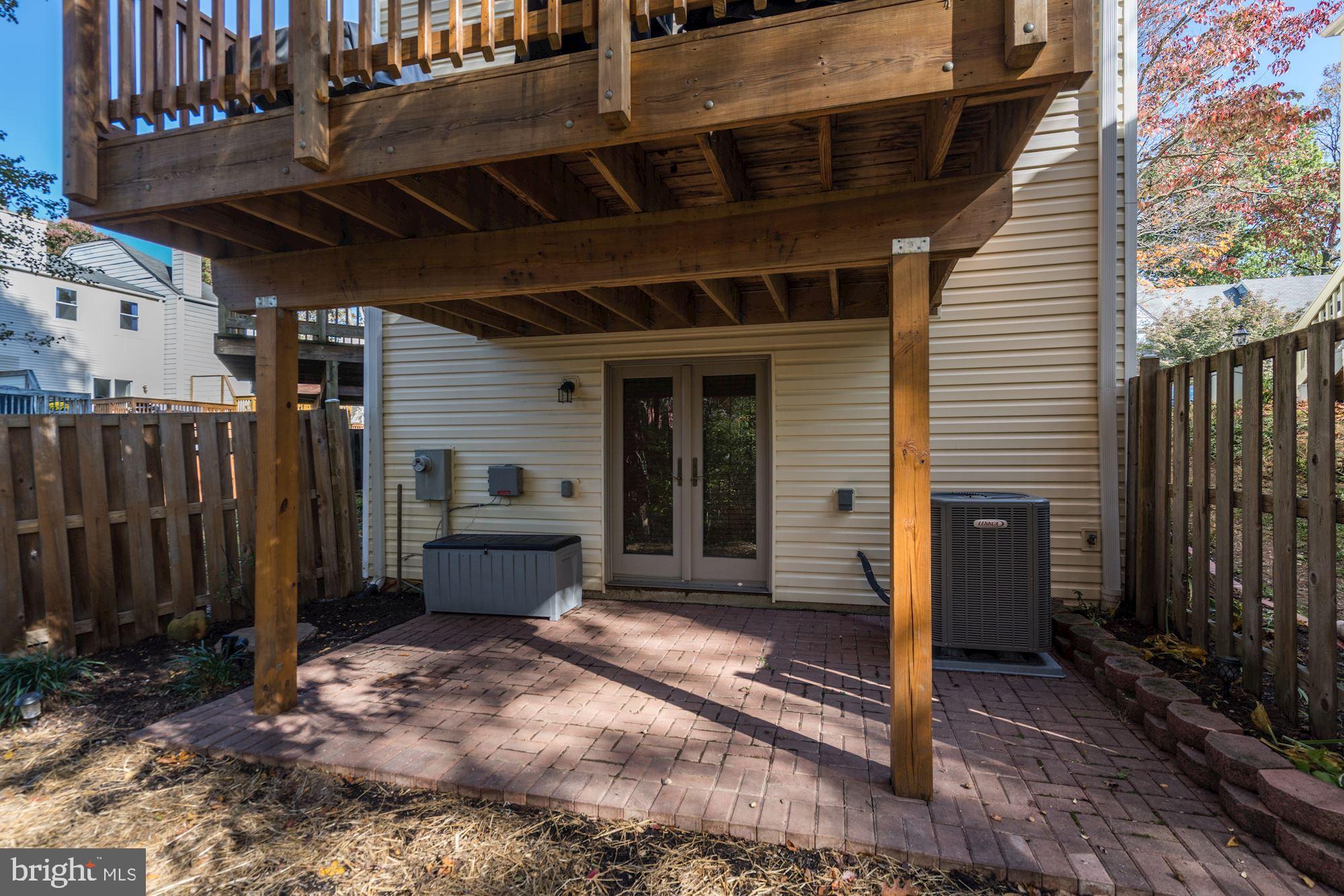 11192 Silentwood Lane Reston, VA 20191 - Photo 29 of 33 Patio off of Bedroom 2