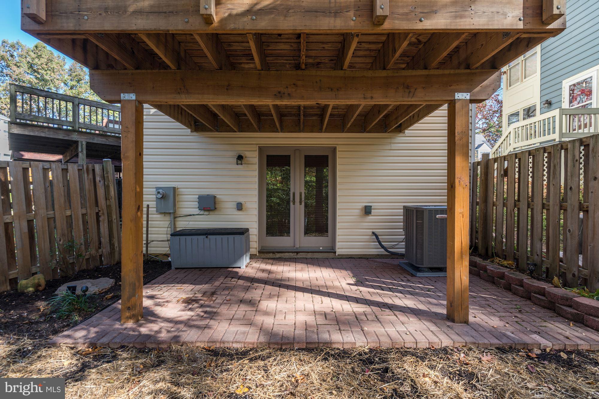 11192 Silentwood Lane Reston, VA 20191 - Photo 30 of 33 Private Patio