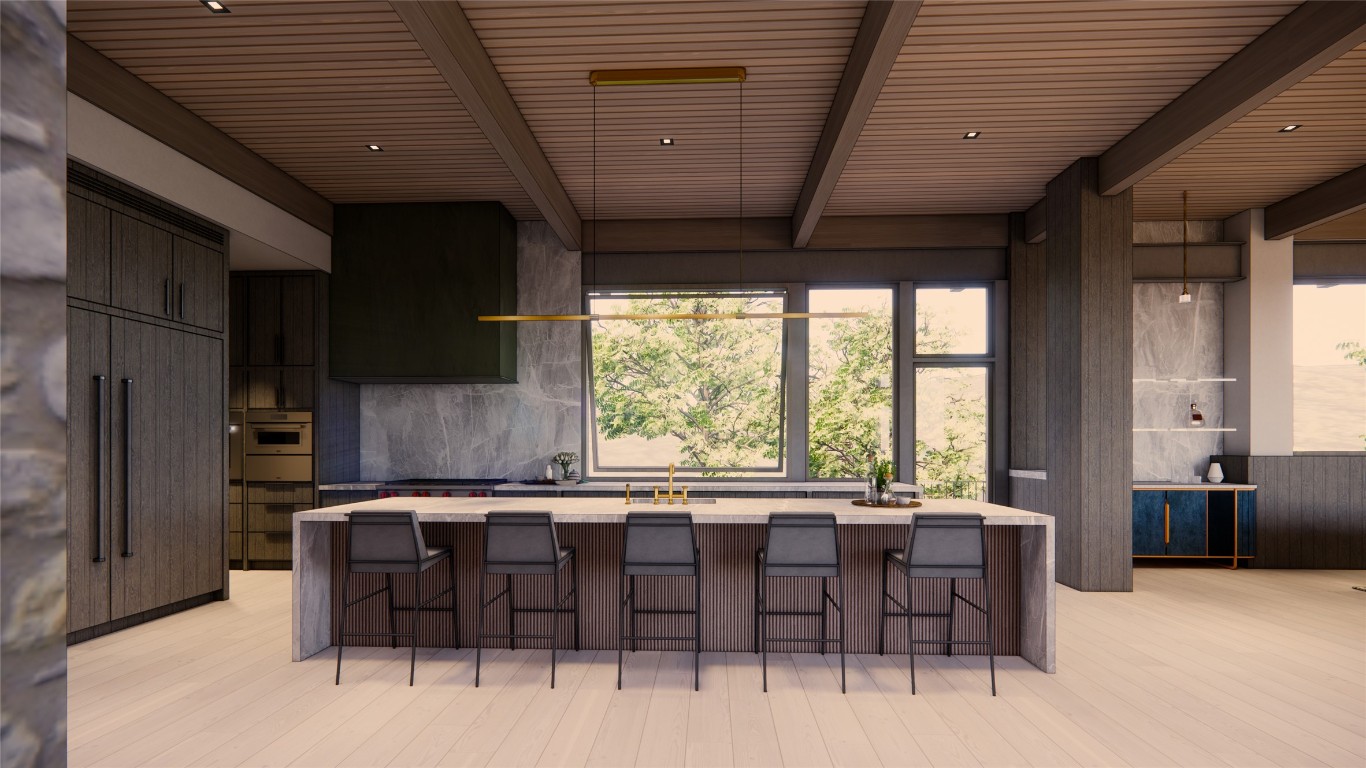 2718 Tether Trail Austin, TX 78704 - Photo 13 of 16 a large kitchen with a table and chairs