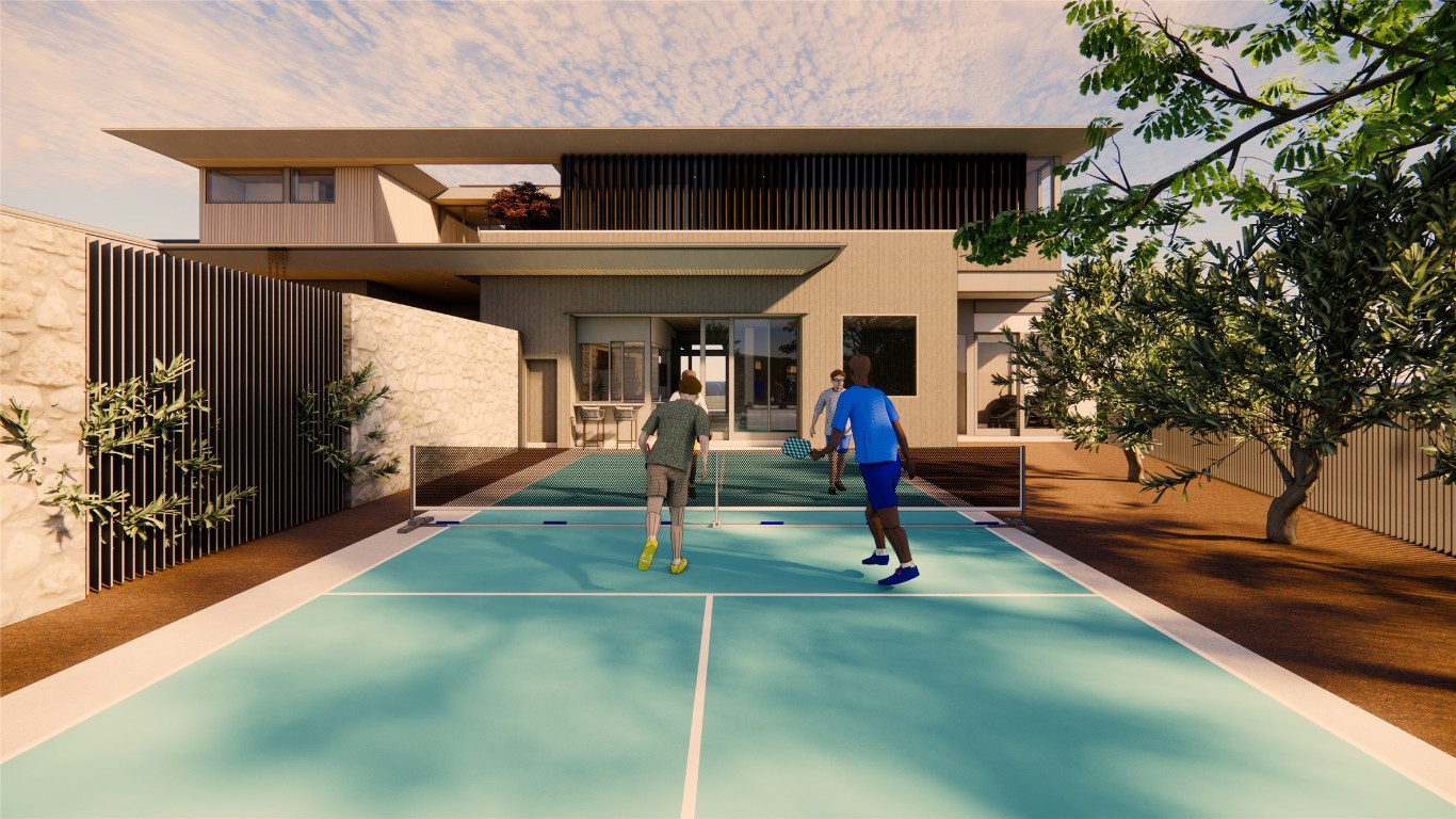 2718 Tether Trail Austin, TX 78704 - Photo 10 of 16 a view of outdoor space yard deck patio and fire pit