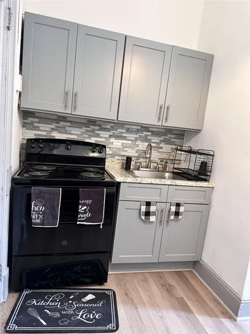 a close view of stove