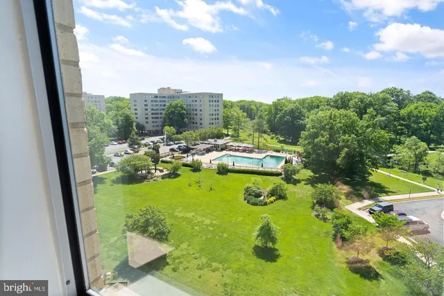 a view of a lake with a houses