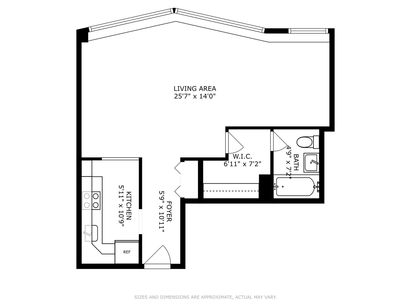 5757 North Sheridan Road, Unit 15G Chicago, IL 60660 - Photo 18 of 18 a picture of a floor plan