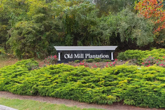 a view of a field with an ocean