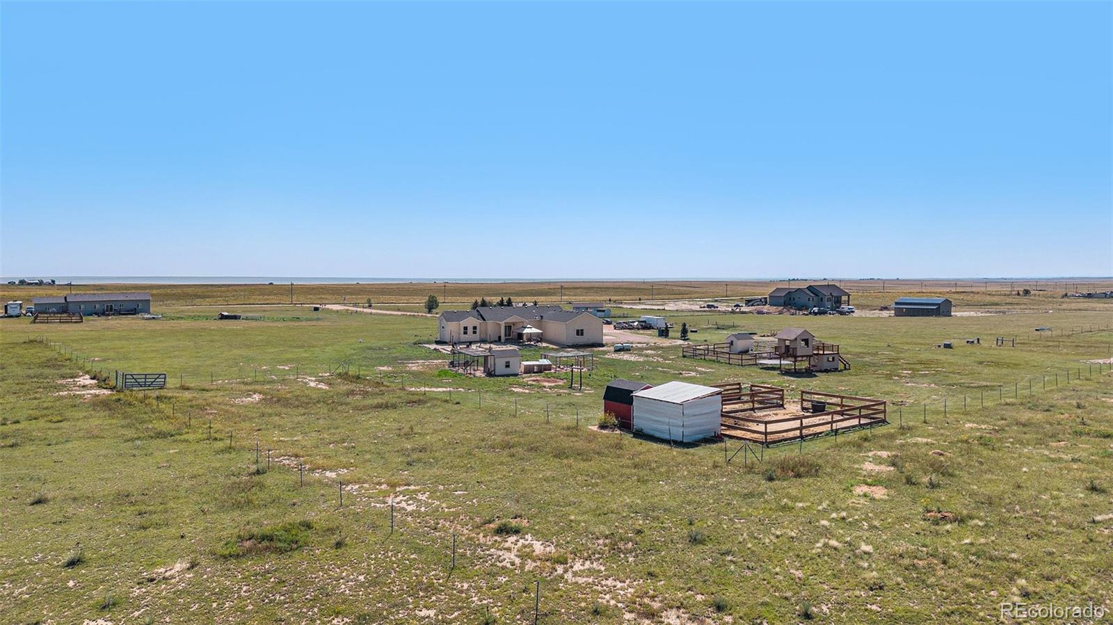 16690 Rabbit Track Trail Colorado Springs, CO 80930 - Photo 24 of 25 a view of a lake with a big room