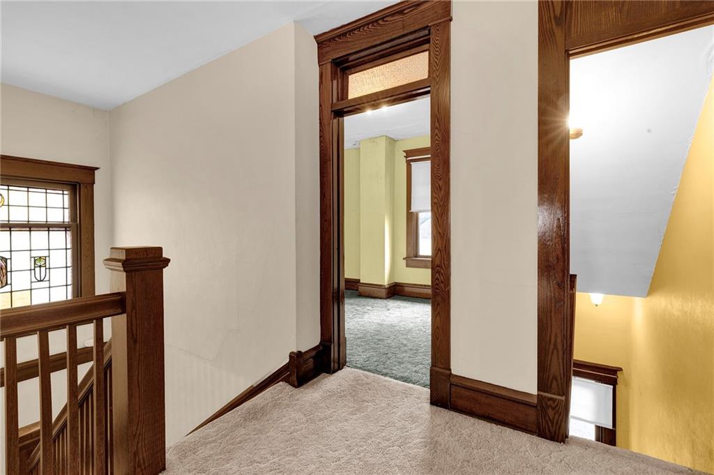 631 Riverview Road Freedom, PA 15042 - Photo 16 of 43 a view of a livingroom from a hallway