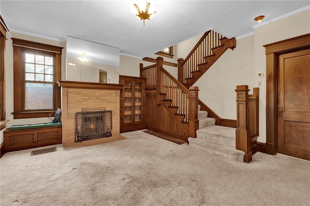 631 Riverview Road Freedom, PA 15042 - Photo 3 of 43 a view of a livingroom with a fireplace
