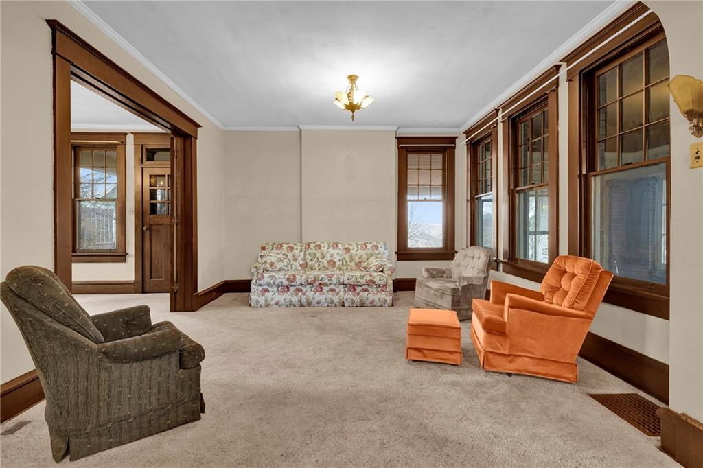631 Riverview Road Freedom, PA 15042 - Photo 5 of 43 a living room with furniture and large windows