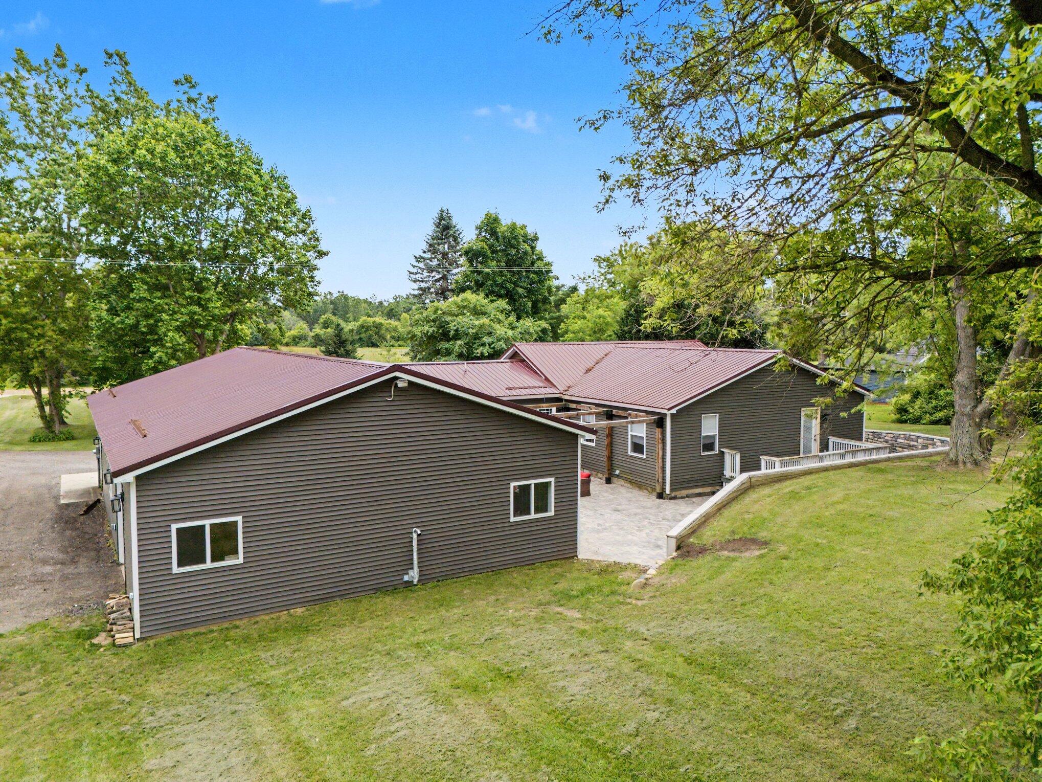 6129 Old State Road North Branch, MI 48461 - Photo 29 of 29 030-Rear Elevation Aerial