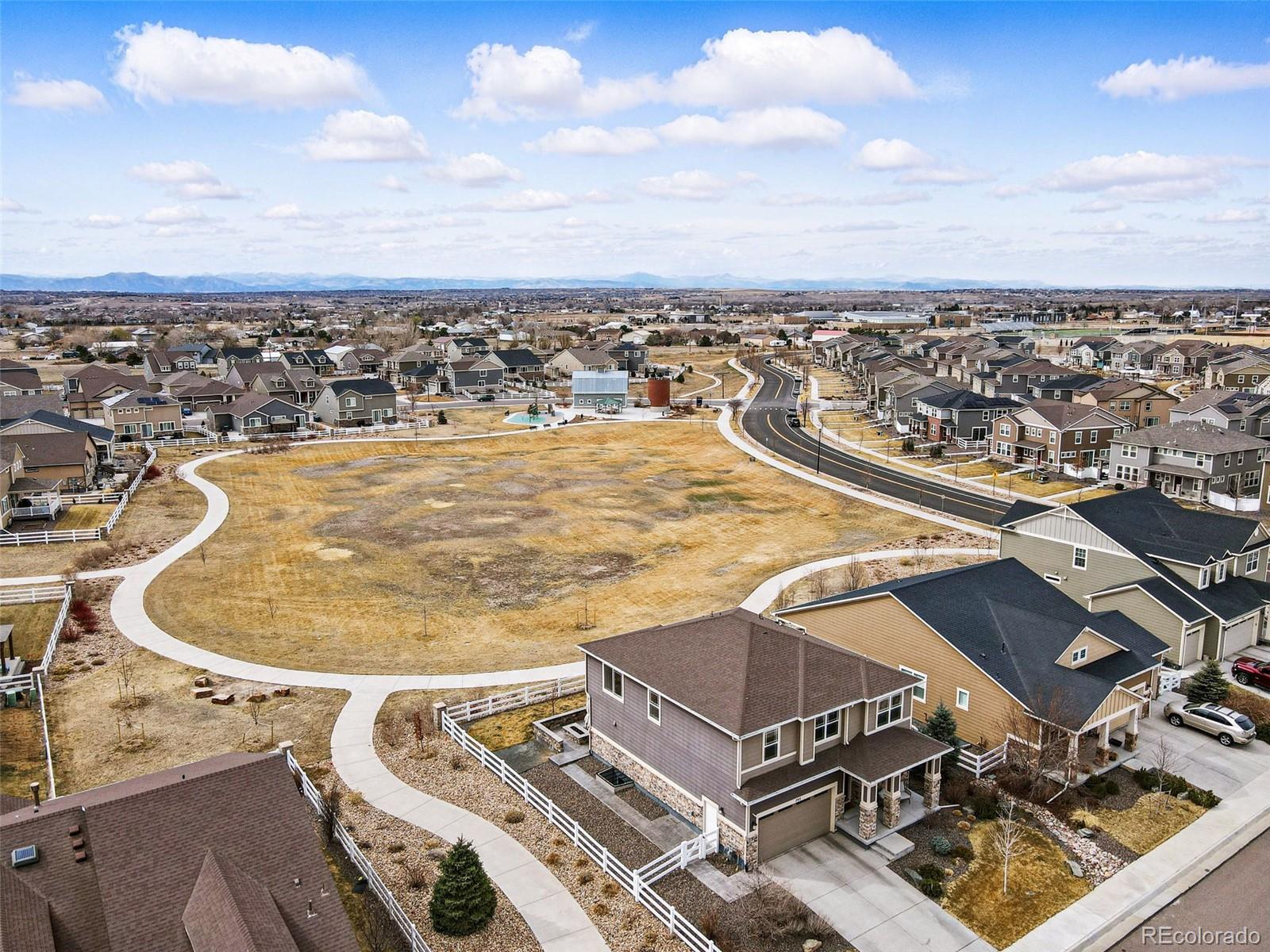 745 Penstemon Drive Henderson, CO 80640 - Photo 32 of 38 an aerial view of a house