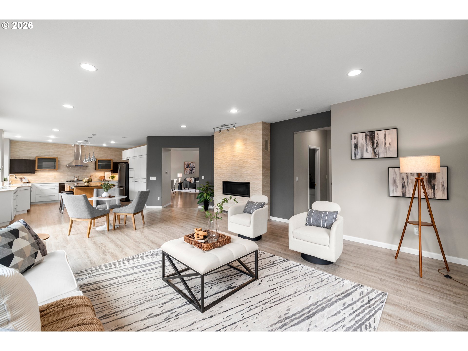 15542 Northwest Andalusian Way Portland, OR 97229 - Photo 15 of 48 a living room with furniture and a table
