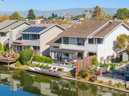 a front view of a house with swimming pool