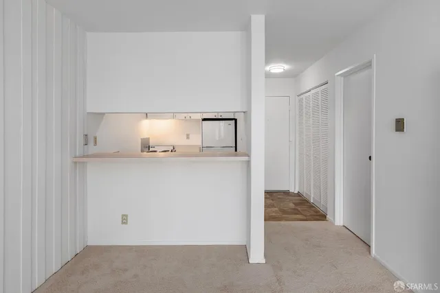 a view of empty room