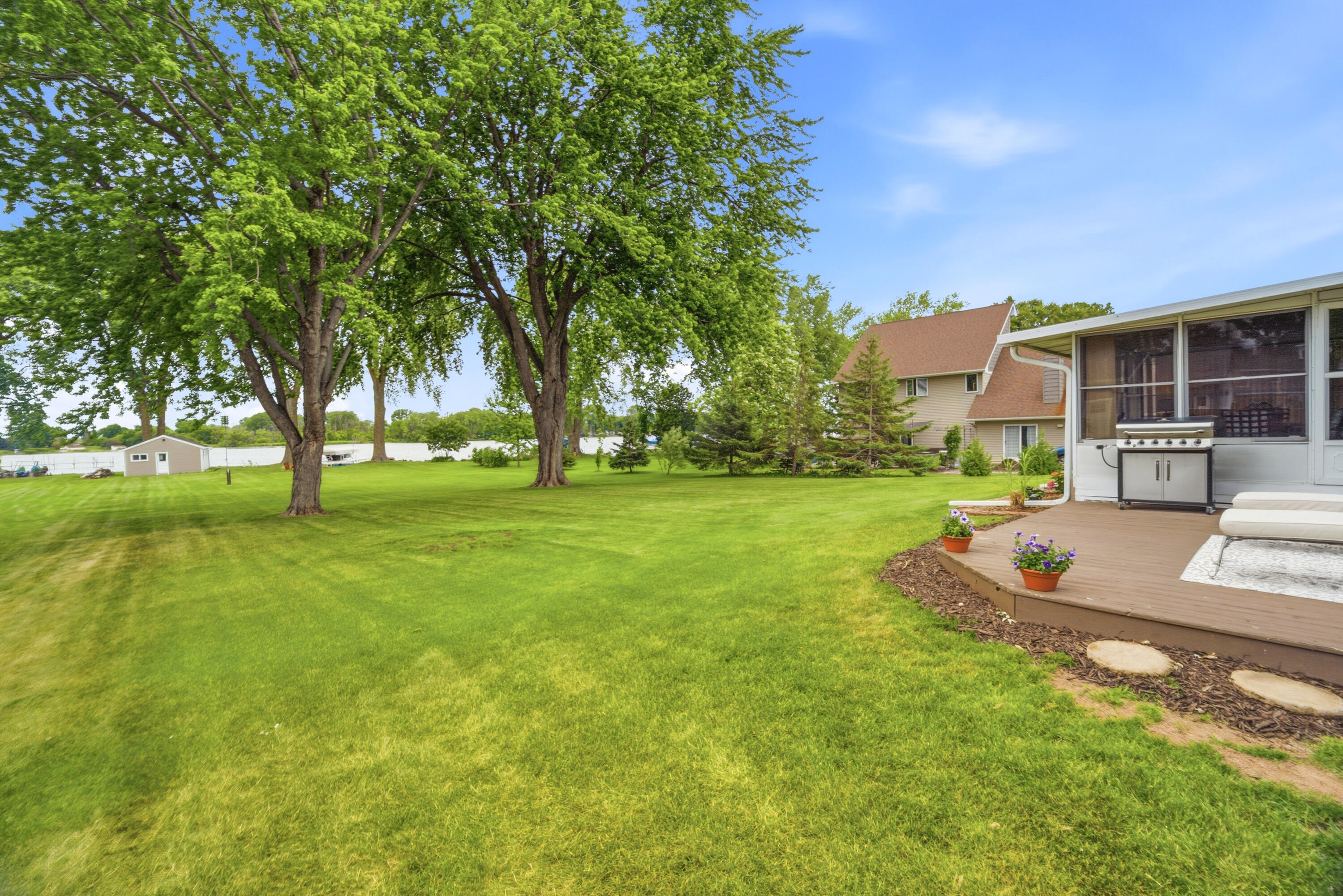 6121 Black Wolf Point Road Black Wolf, WI 54902 - Photo 42 of 85 Large Parklike Back Yard