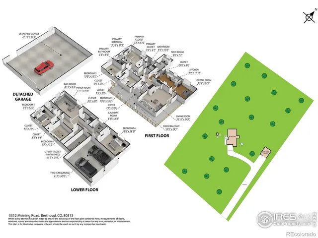 a picture of a room that has a bed and a wooden floor