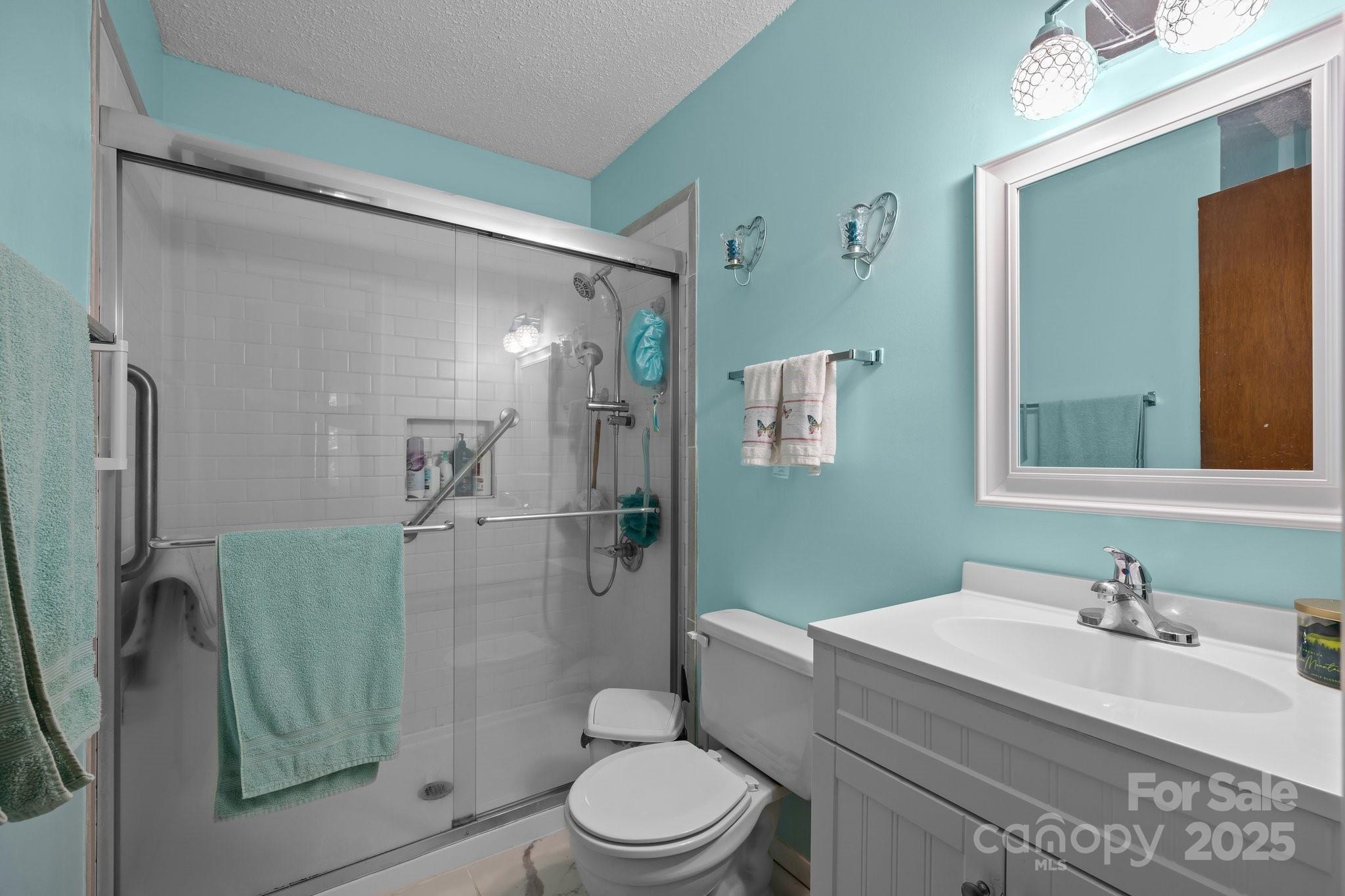 204 Cedar Hill Road Asheville, NC 28806 - Photo 12 of 25 a bathroom with a sink toilet and shower