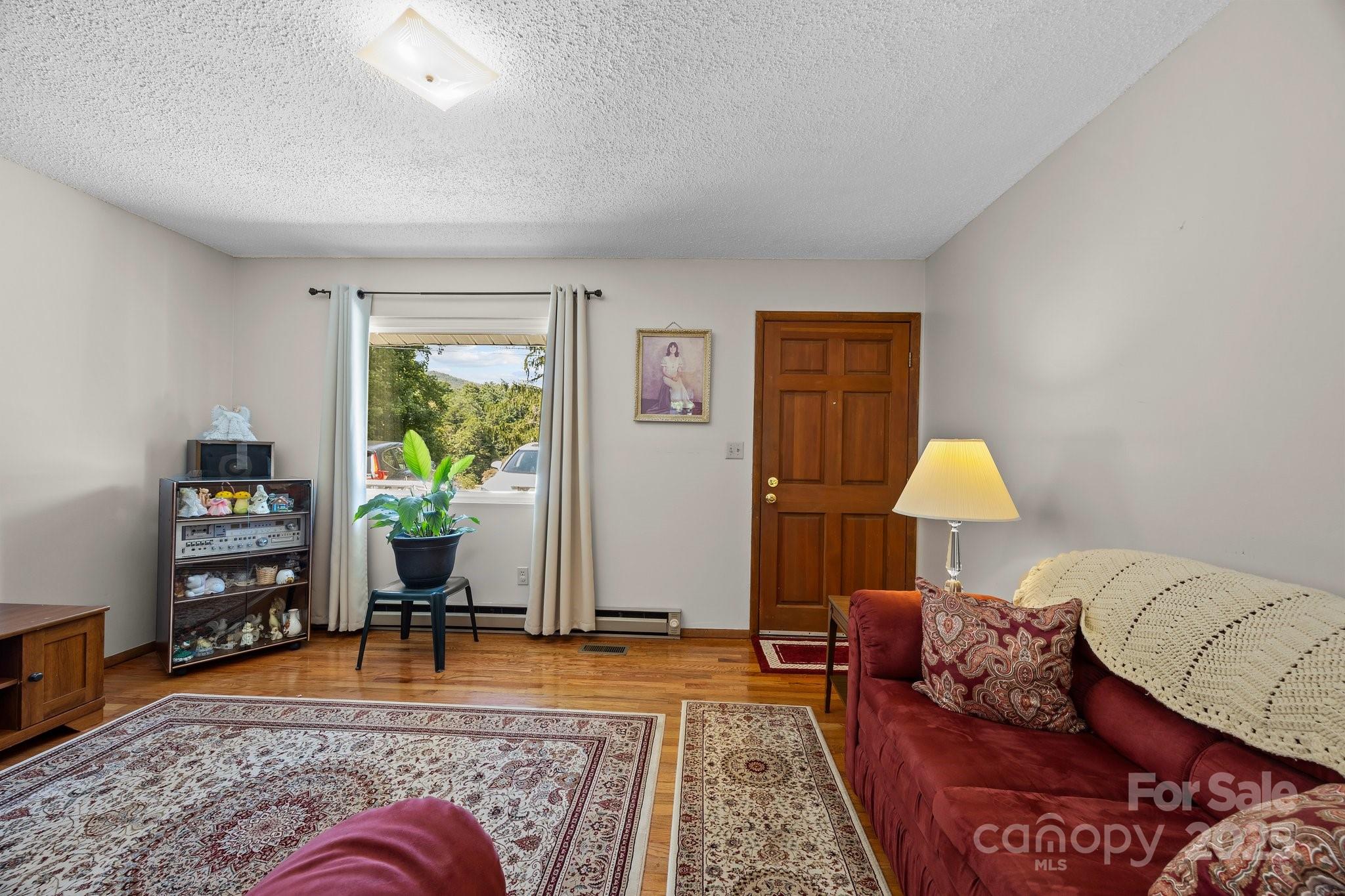 204 Cedar Hill Road Asheville, NC 28806 - Photo 3 of 25 a living room with furniture and a lamp