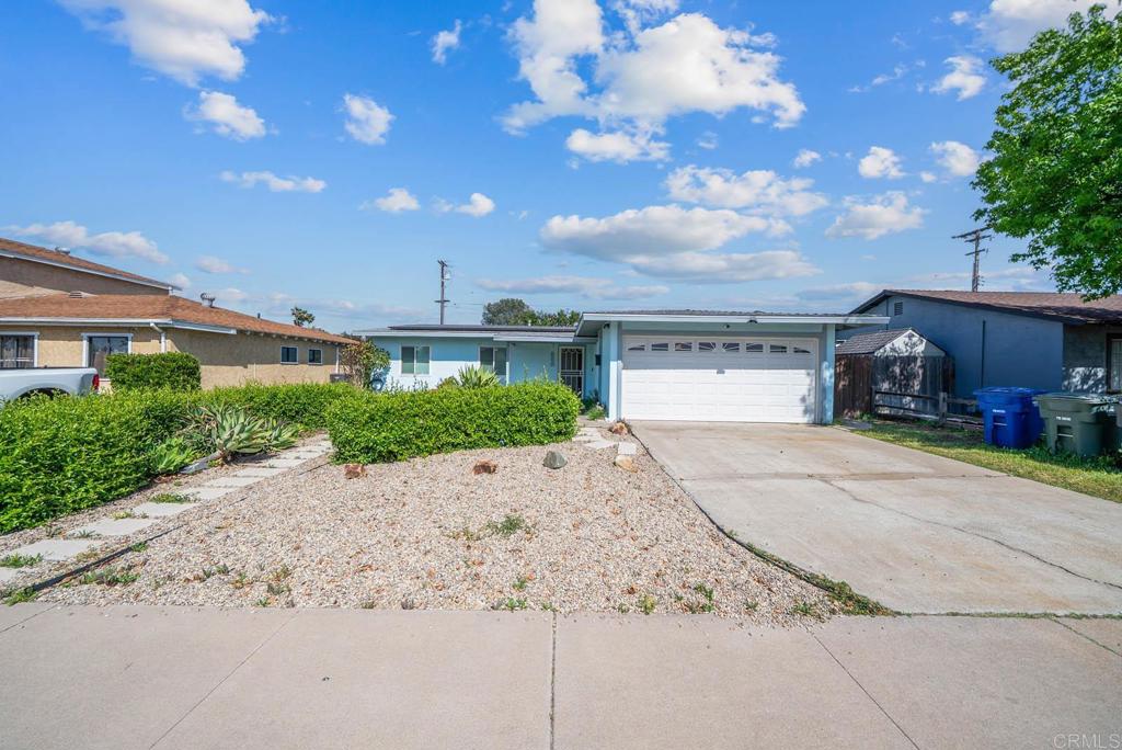 565 June Way El Cajon, CA 92021 - Photo 40 of 42 a house view with a garden space