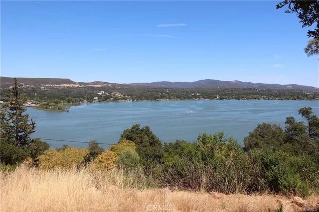 a view of lake and mountain