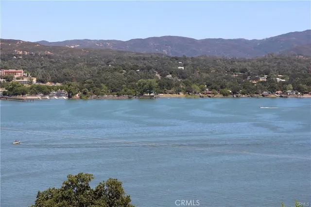 a view of lake and mountain