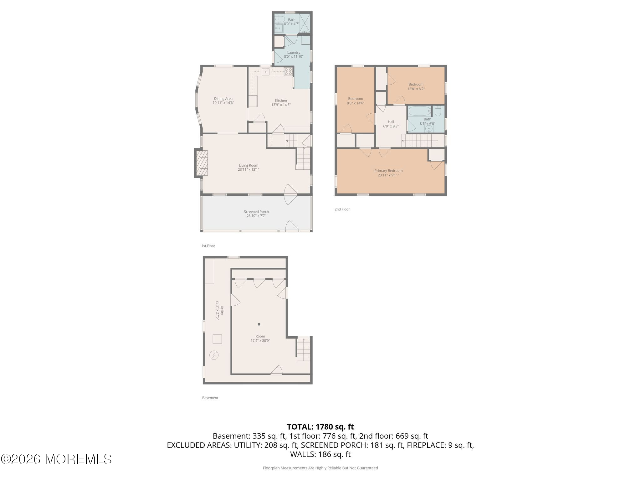 1405 Wanamassa Road Asbury Park, NJ 07712 - Photo 41 of 42 a picture of a floor plan