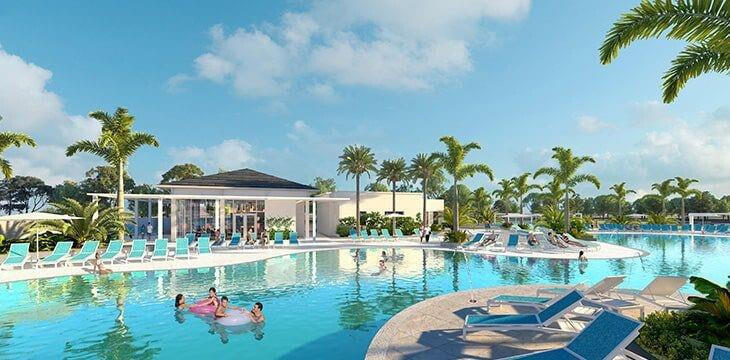 1405 Bridgewood Drive, Unit 1405 Boca Raton, FL 33434 - Photo 27 of 45 a view of a lake with a house swimming pool and outdoor space