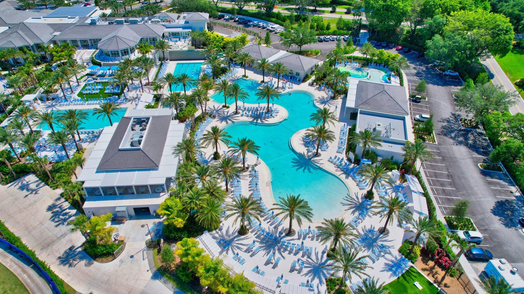 1405 Bridgewood Drive, Unit 1405 Boca Raton, FL 33434 - Photo 32 of 45 an aerial view of residential houses with outdoor space and street view