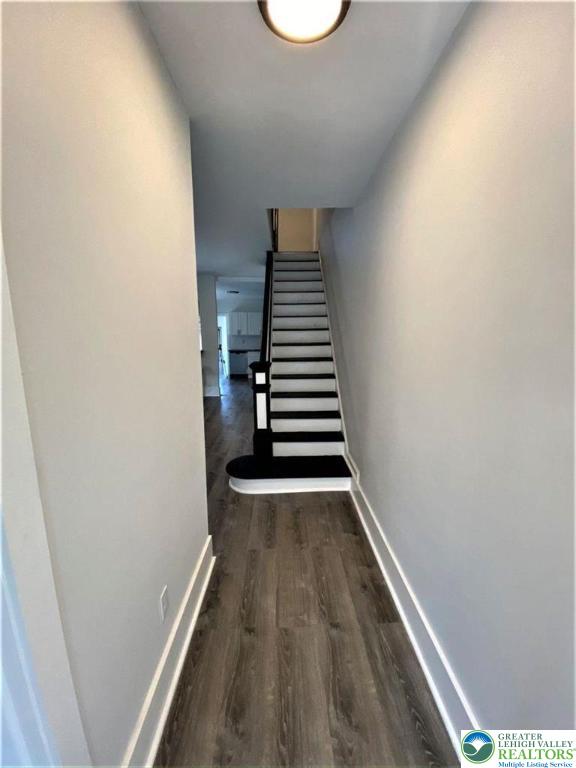 517 Thomas Street Bethlehem, PA 18015 - Photo 9 of 30 a view of a hallway with wooden floor and entryway