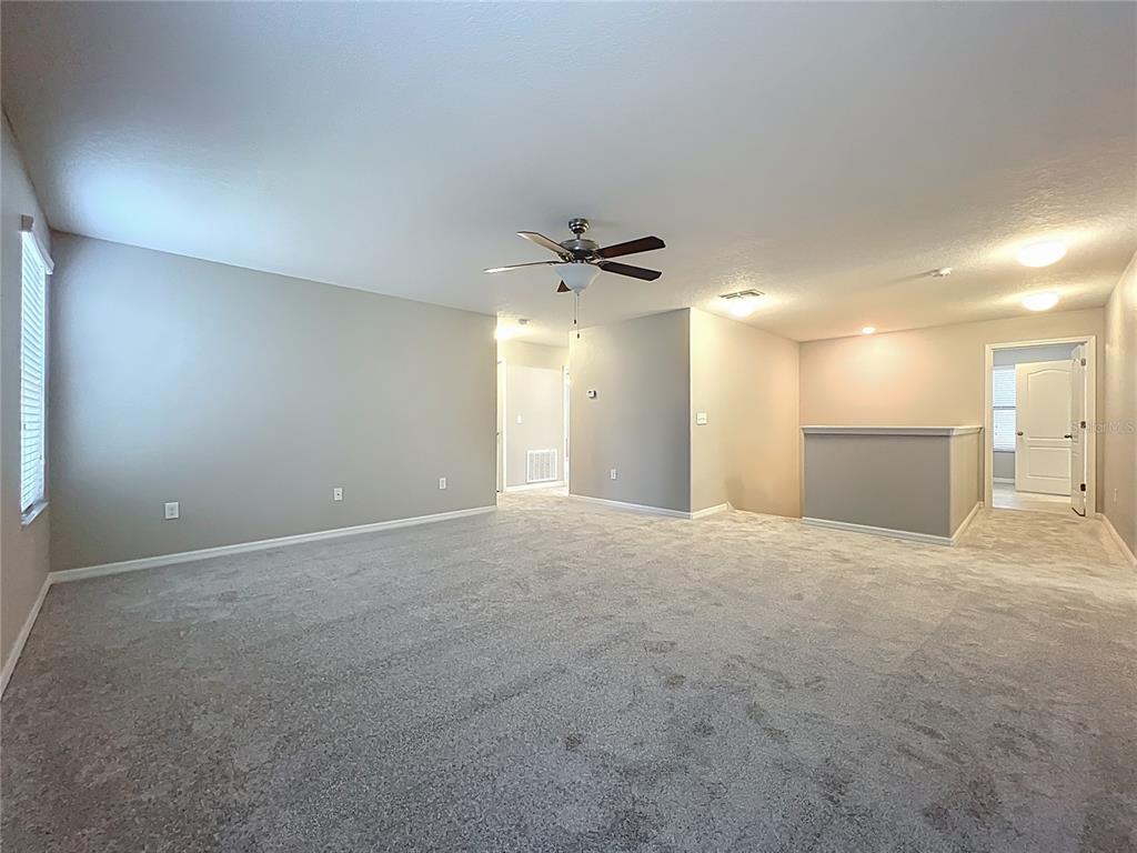 14240 Blue Dasher Drive Riverview, FL 33569 - Photo 11 of 25 a view of a livingroom with a ceiling fan