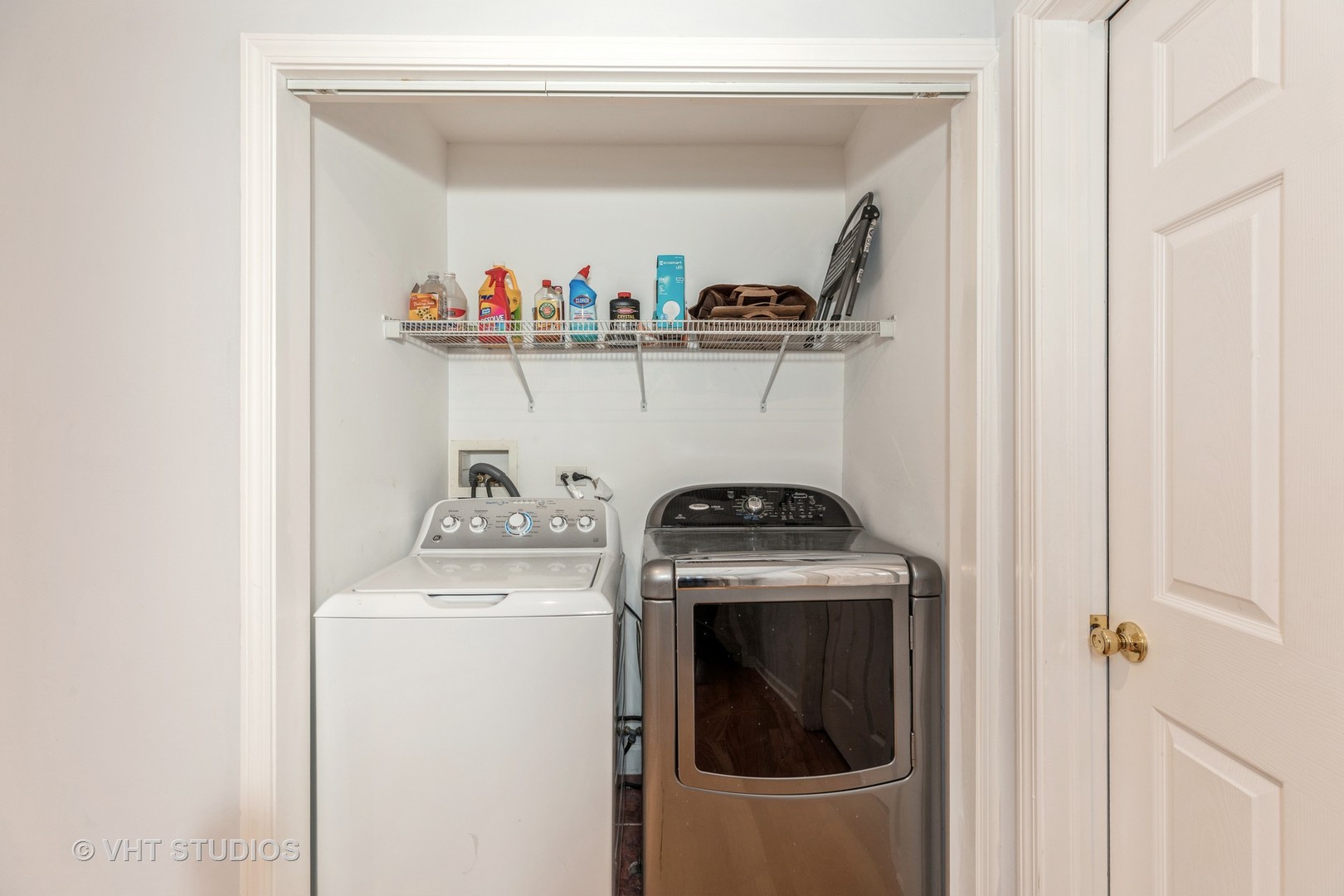 1469 Burr Oak Road Homewood, IL 60430 - Photo 17 of 24 a view of storage and utility room with washer and dryer