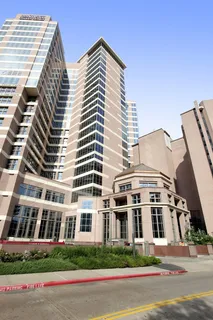 a view of a building with a patio