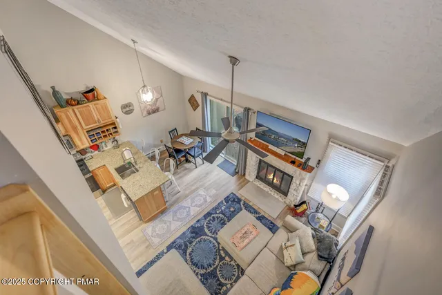 a view of a hallway with closet