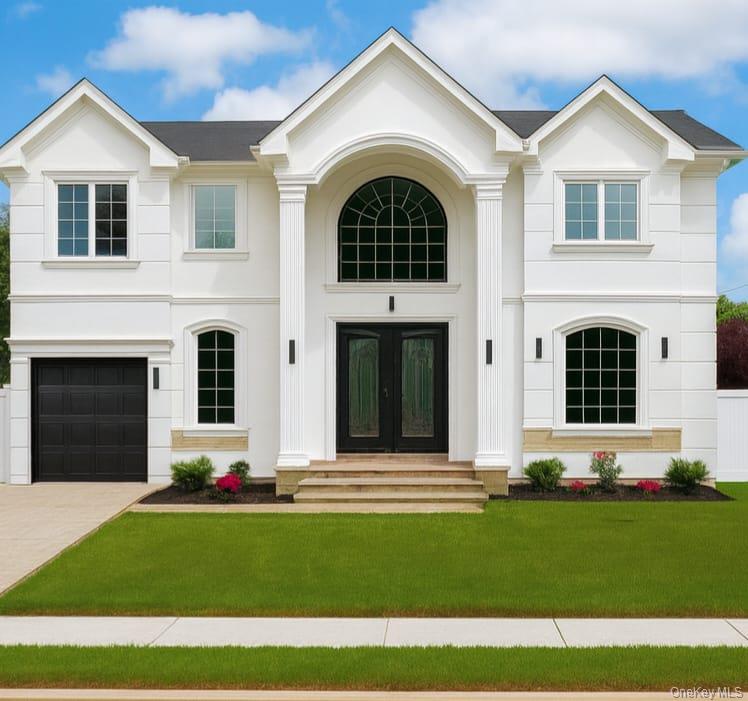158 Periwinkle Road Levittown, NY 11756 - Photo 1 of 1 a front view of a house with a yard and garage