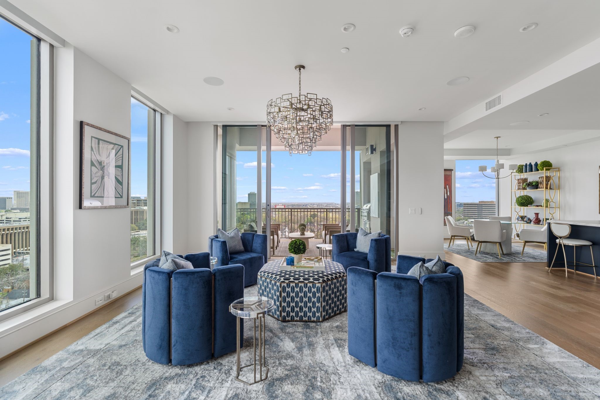 5656 San Felipe Street, Unit 1401 Houston, TX 77056 - Photo 12 of 40 Above the noise, wrapped in light. A high-rise haven where the scale is grand, but the feeling is home.