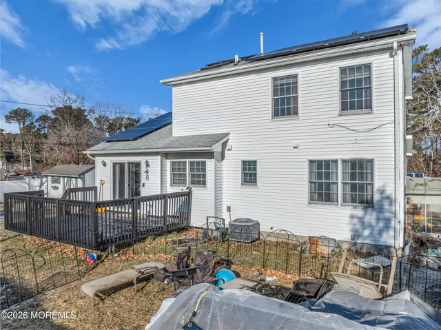a view of a house with a patio
