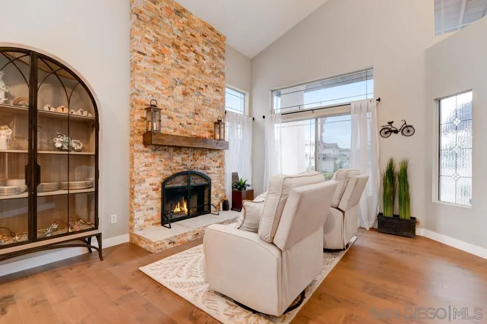 10205 Pinon Place Lakeside, CA 92040 - Photo 3 of 23 a living room with furniture and a fireplace