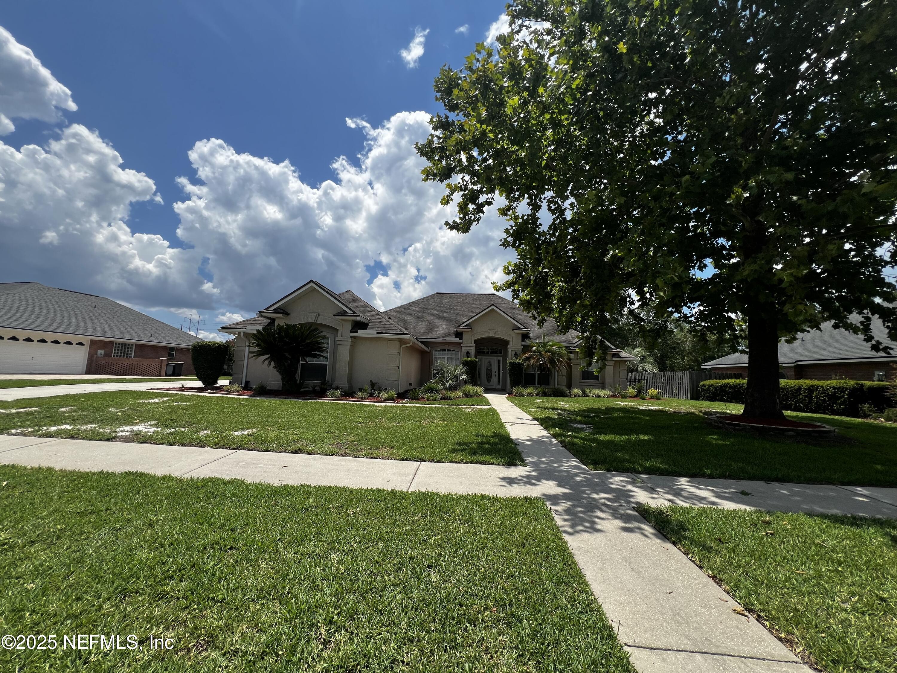 10310 Hamlet Glen Drive Jacksonville, FL 32221 - Photo 5 of 33 a house view with a garden space